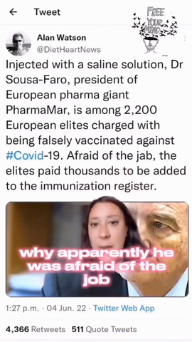 Elites Fake Taking The Covid Shots