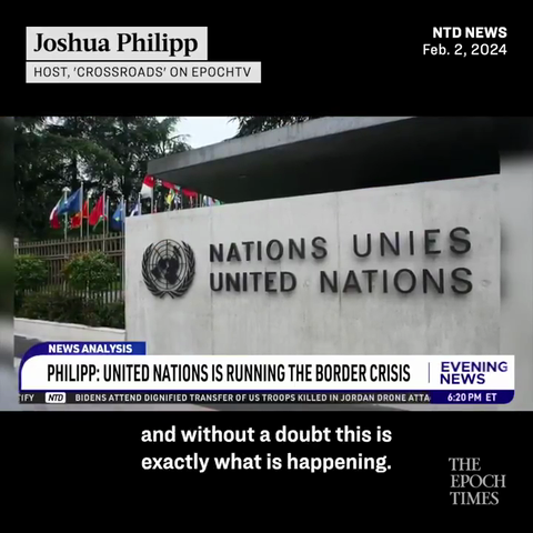 UN is giving the illegals money to come to the USA - and then when they get to the USA the illegal aliens are handed off to the NGOs - This has to BE stopped